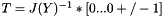 $T=J(Y)^{-1}*[0...0 +/-1]$